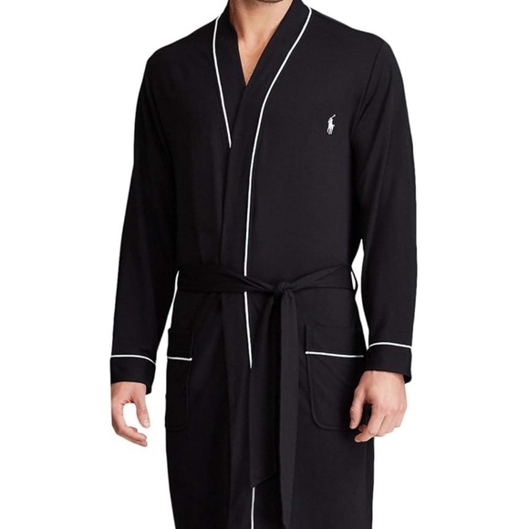 POLO RALPH LAUREN mens Black Robe L/XL - Picture 1 of 1